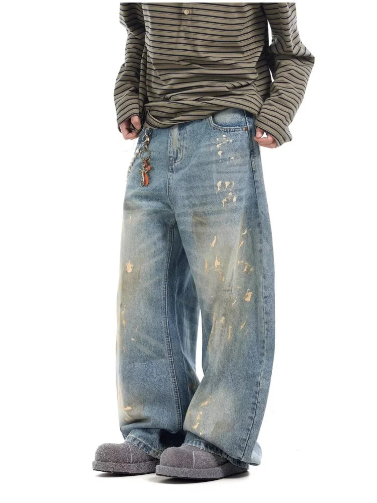 “Marcel” Graffiti Baggy Jeans