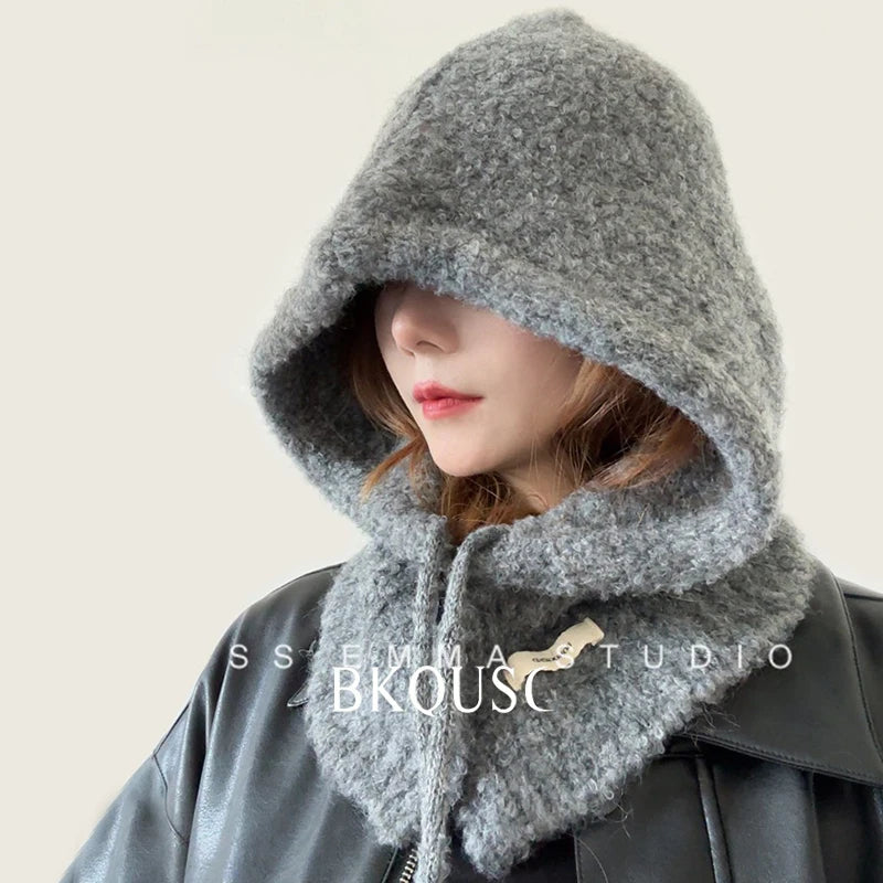 “Marcel” Wool Hoodie Balaclava