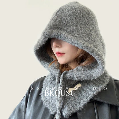 “Marcel” Wool Hoodie Balaclava 