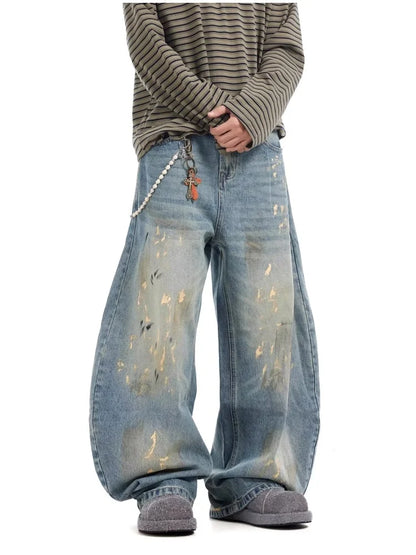 “Marcel” Graffiti Baggy Jeans 