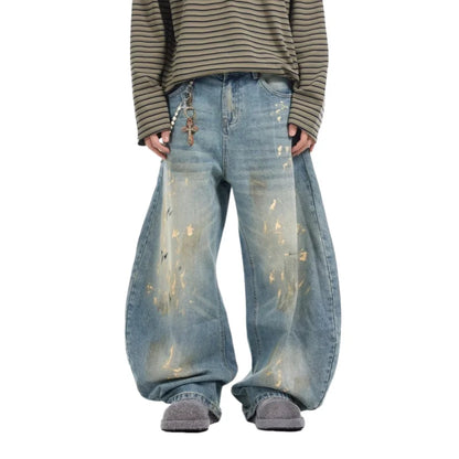 “Marcel” Graffiti Baggy Jeans 